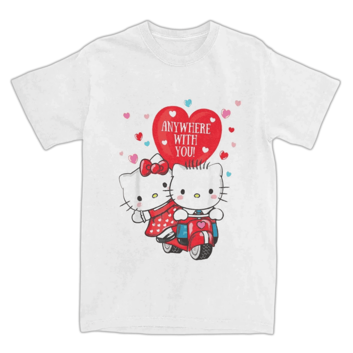 Hello Kitty x Dear Daniel Motorcycle Riding T-Shirt