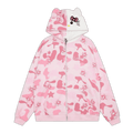 Hello Kitty Matching Zip-Up Hoodie