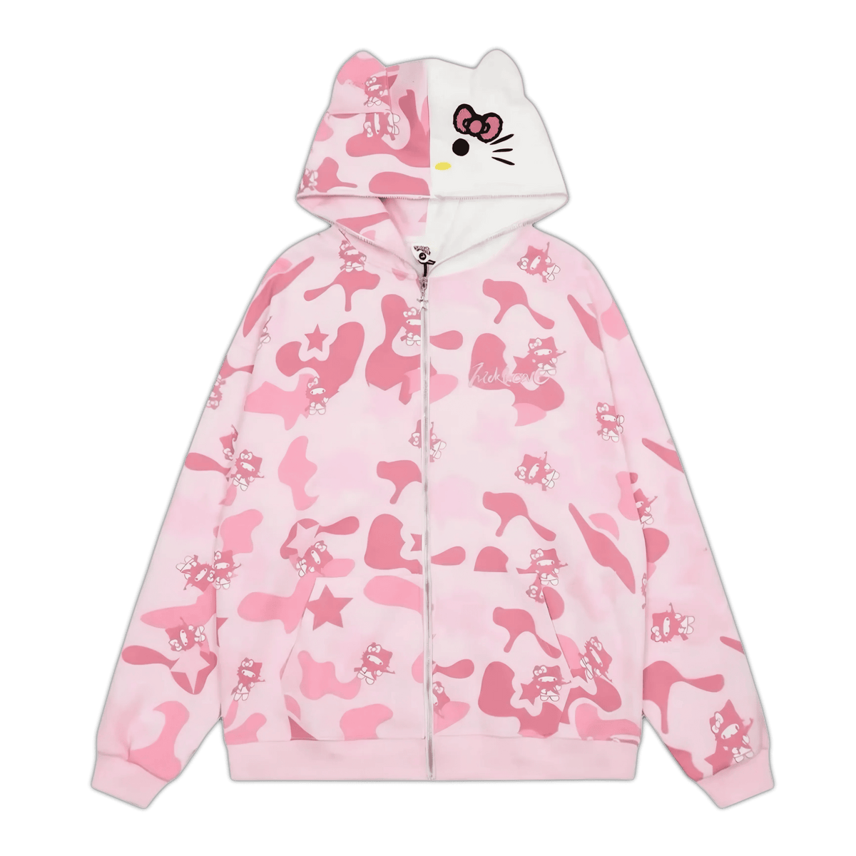 Hello Kitty Matching Zip-Up Hoodie
