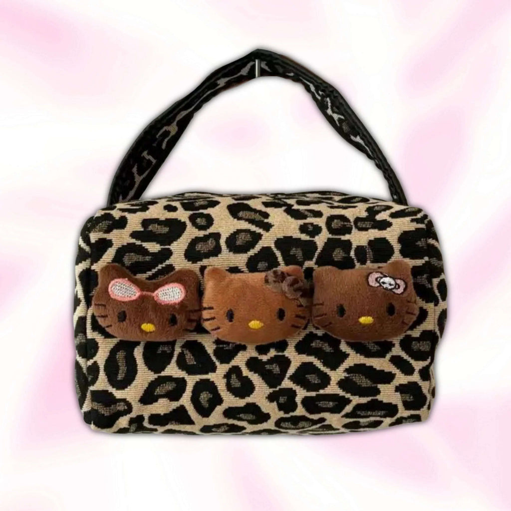 Hello Kitty Leopard Print Handbag
