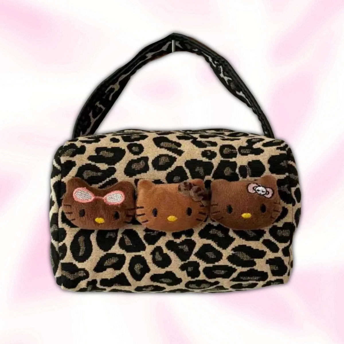 Hello Kitty Leopard Print Handbag