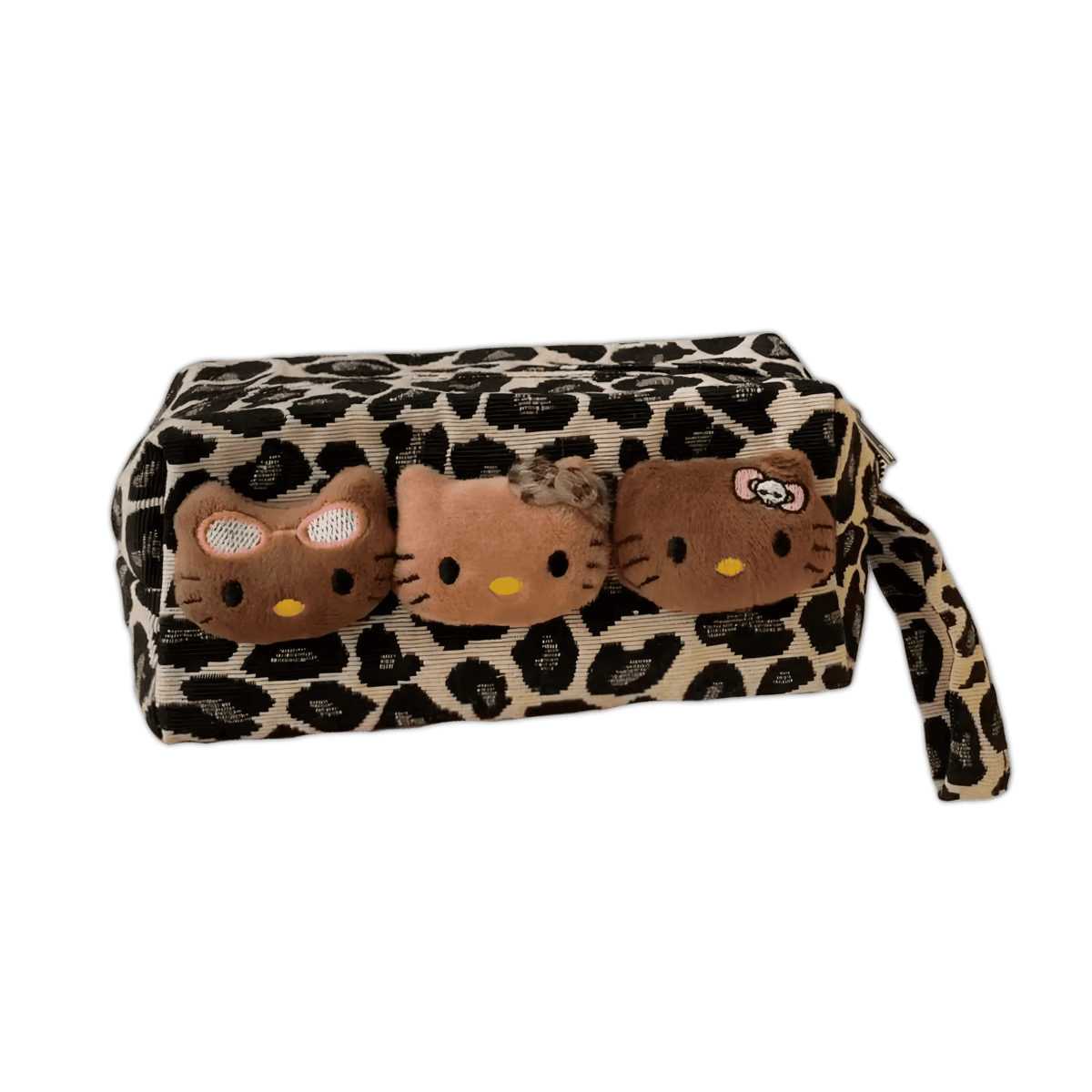 Hello Kitty Leopard Print Makeup Bag