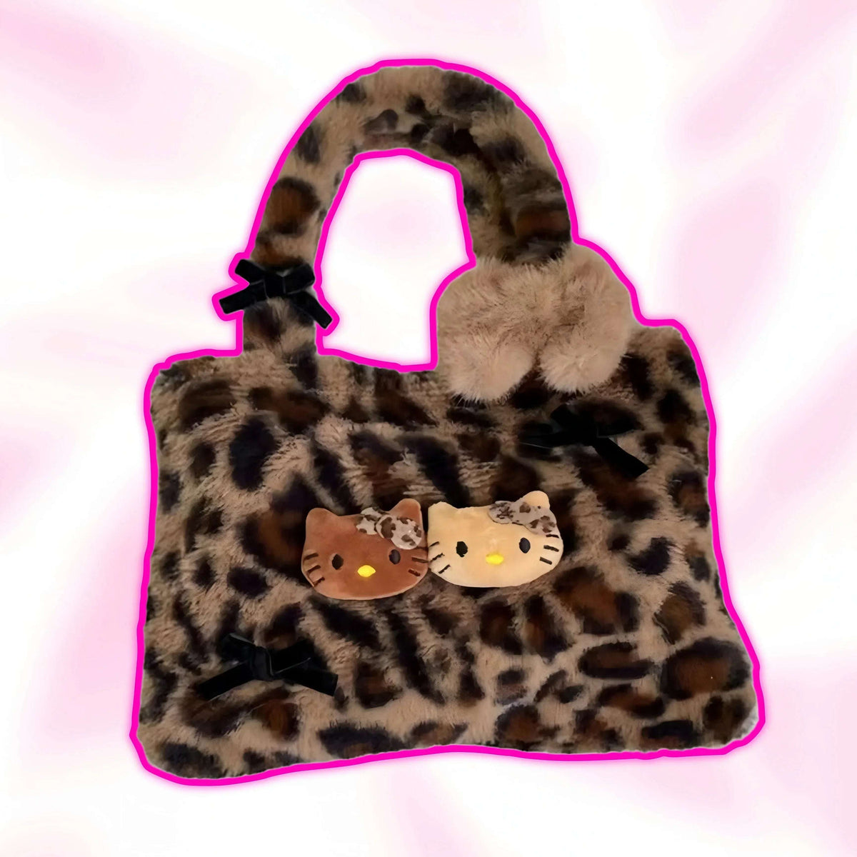 Hello Kitty Leopard Print Shopping Bag