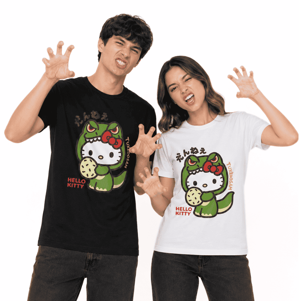 Hello Kitty Kawaii Dinosaur T-Shirt