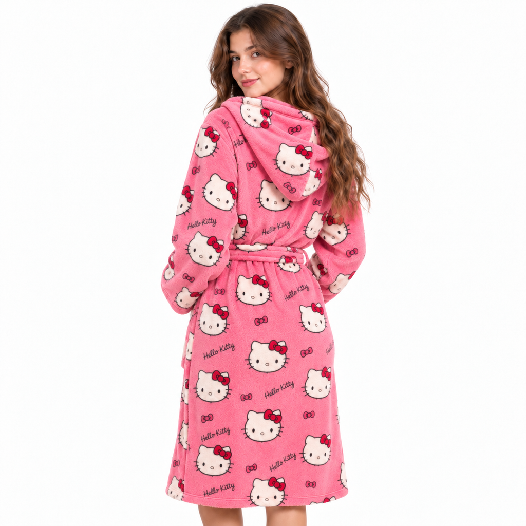 Hello Kitty Fluffy Bathrobe