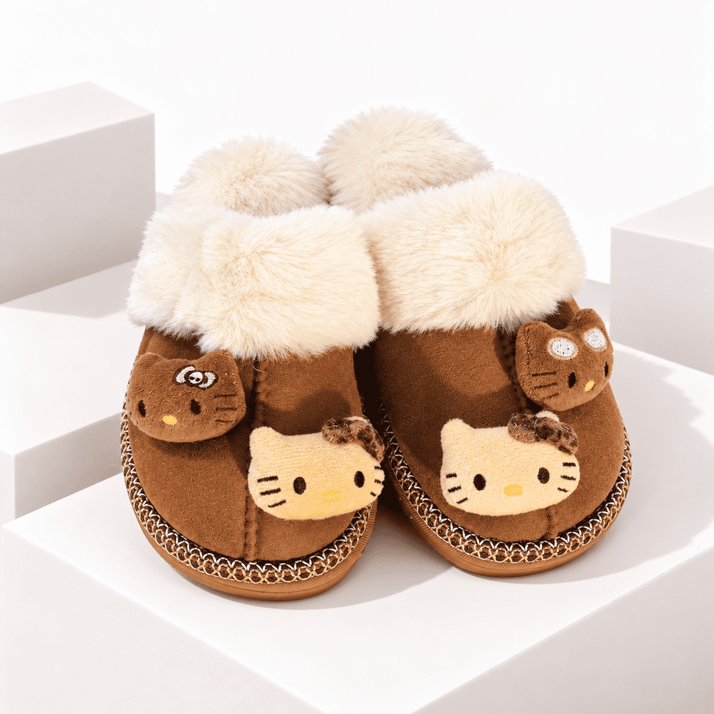 Hello Kitty Mini Plushie Slippers