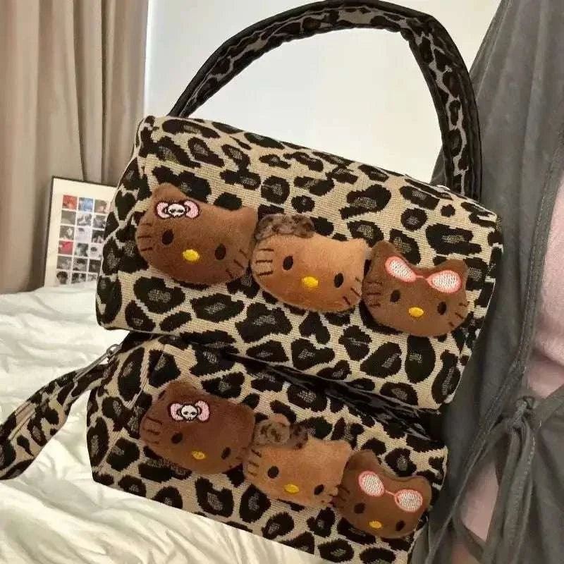 Hello Kitty Leopard Print Handbag
