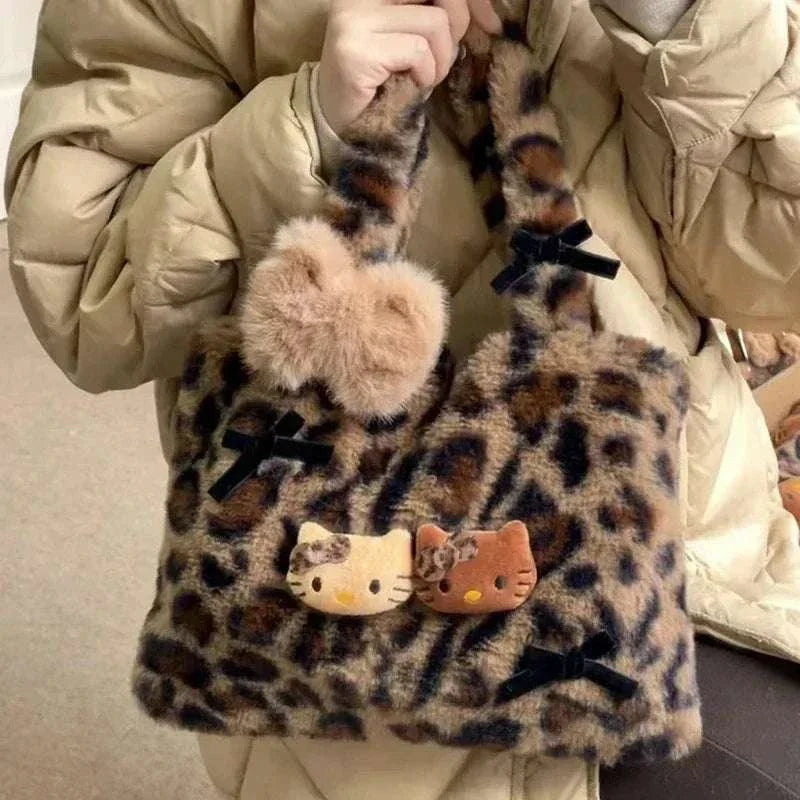 Hello Kitty Leopard Print Shopping Bag