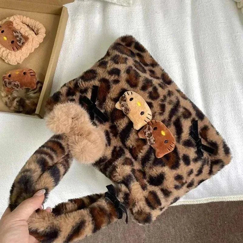 Hello Kitty Leopard Print Shopping Bag