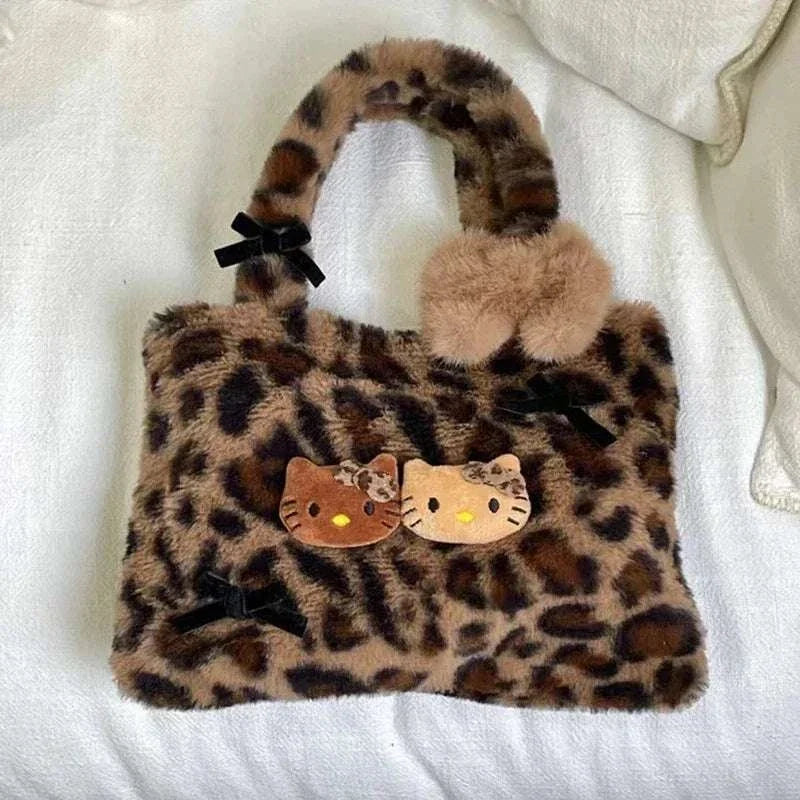 Hello Kitty Leopard Print Shopping Bag