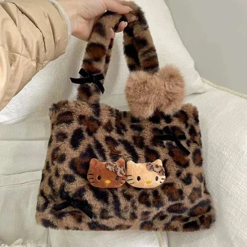 Hello Kitty Leopard Print Shopping Bag