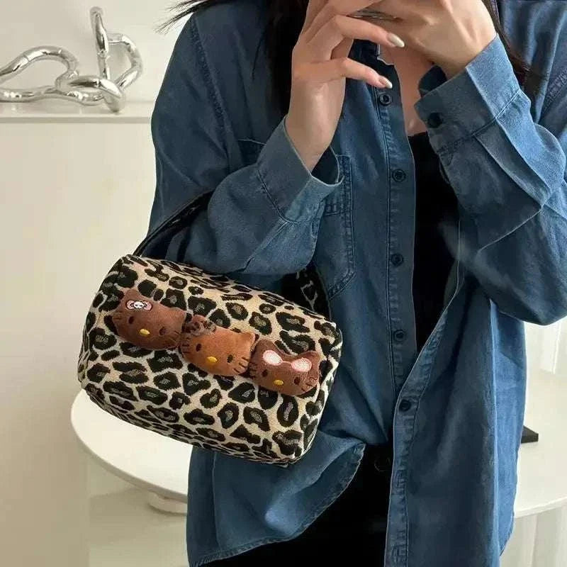 Hello Kitty Leopard Print Handbag