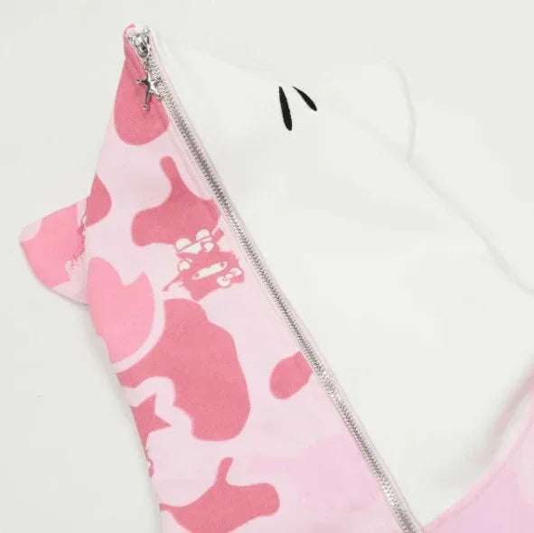 Hello Kitty Matching Zip-Up Hoodie